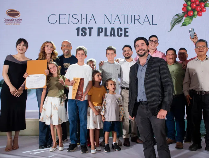 Finca Lérida, Geisha Natural'da birinci