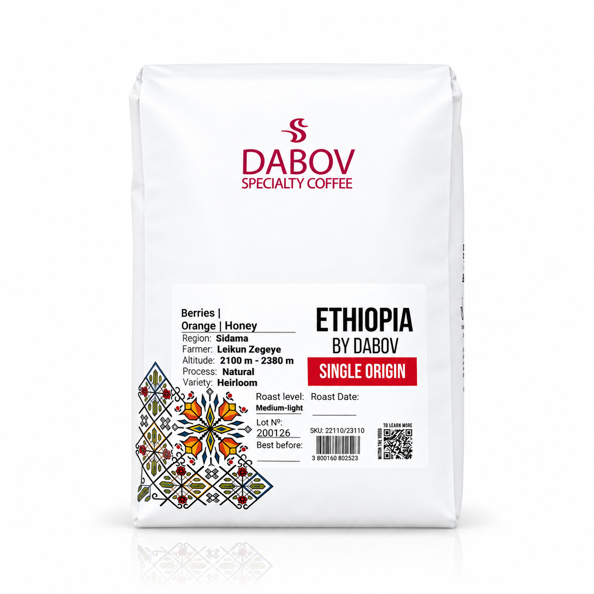 Ethiopia by DABOV specialty kahve — 1 kg